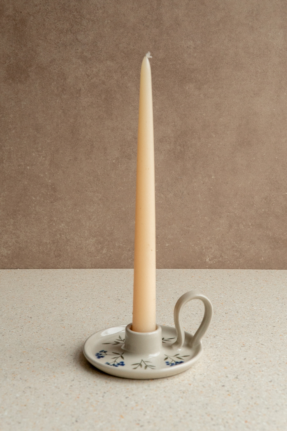 Подсвечник с ручкой Цветы