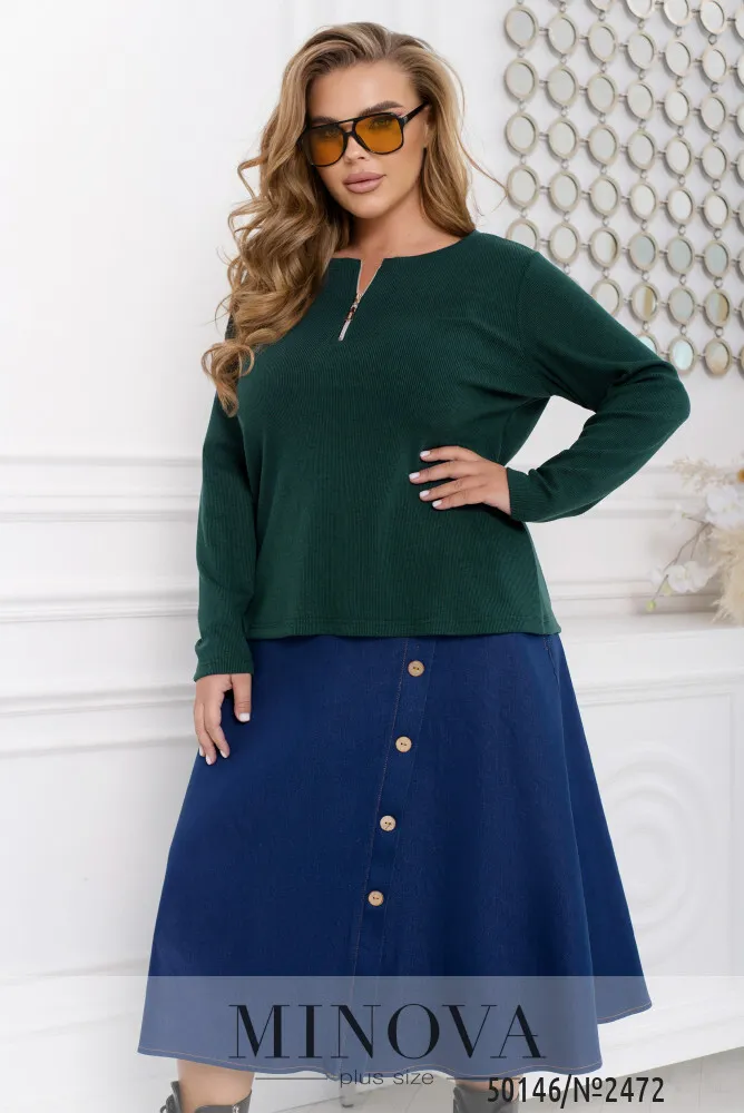 Водолазка 2472-зеленый Minova