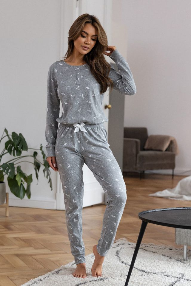 Однотонная пижама с принтом Nephele