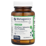 Metagenics, UltraFlora®, пробиотик для интенсивного ухода, 60 капсул (85 мг (10 млрд КОЕ) в 1 капсуле)