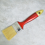 Кисть плоская 1,5" 38мм искусственная щетина, деревянная лакированная ручка