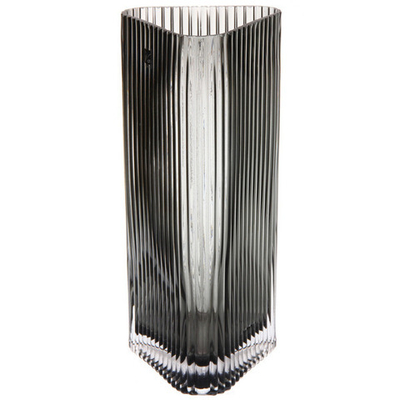 Ваза стеклянная «GREY GLASS» 13*13*30см