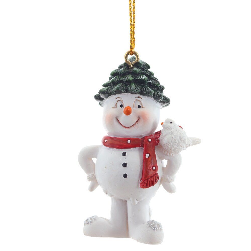 GAEM Фигурка декоративная подвесная "Снеговик", L3,5 W2,5 H5 см, 4в.