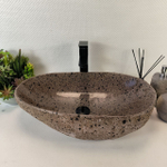 Каменная раковина из речного камня RS-05392 (58*35*15) 0862 из натурального камня