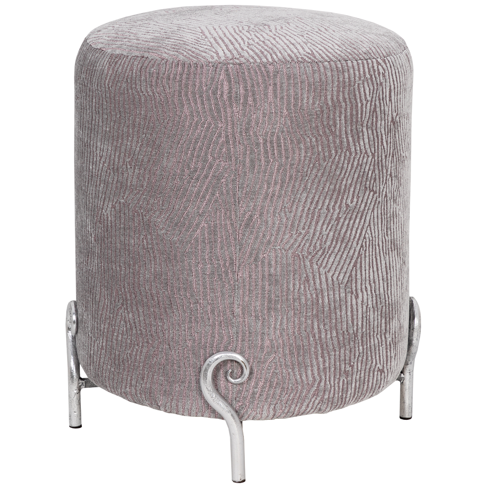 Банкетка Шарман silver-rose Серебро