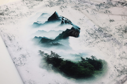 ТИГР - Футер 2х-нитка с лайкрой, компакт пенье (ДЖ70 Евгения) (к2 поперечные прожилки)