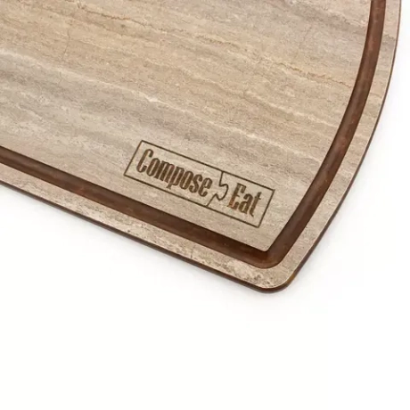 Набор разделочных досок на подставке 3шт ComposeEat Fashion травертин капучино