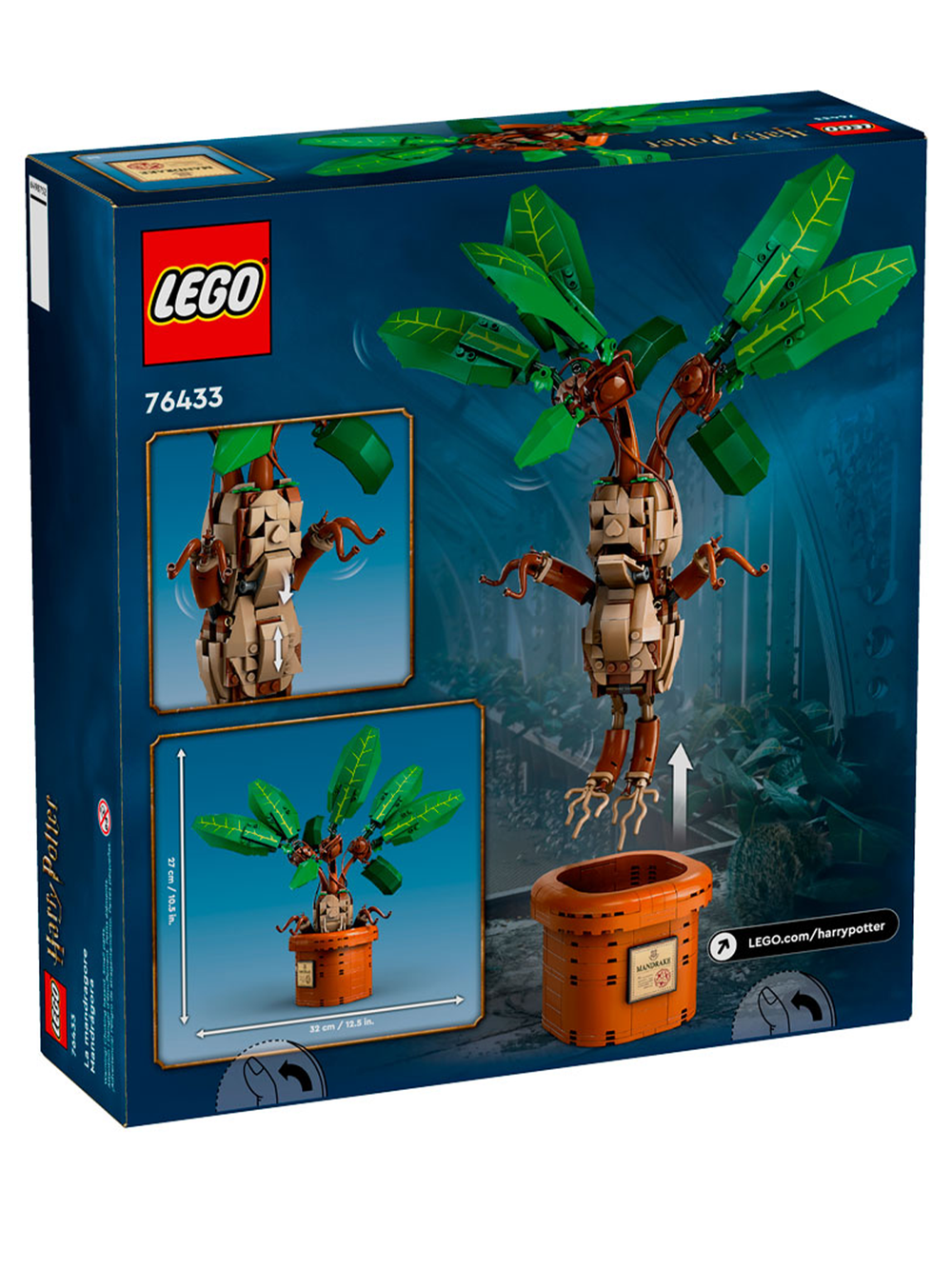 LEGO Harry Potter 76433 Лего «Мандрагора» — сцена из урока травологии 76433_УЦЕНКА