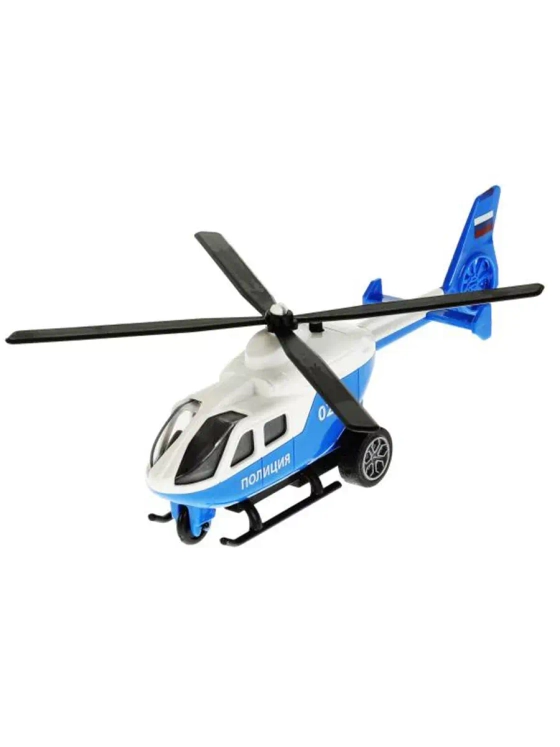 Игрушечный вертолёт Полиция детский звук свет 15 см
