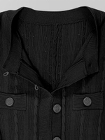 Платье 80659 трикотажное удлиненное на пуговицах и коротким рукавом