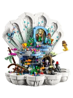 Конструктор Королевская ракушка Русалочки 1808 деталей