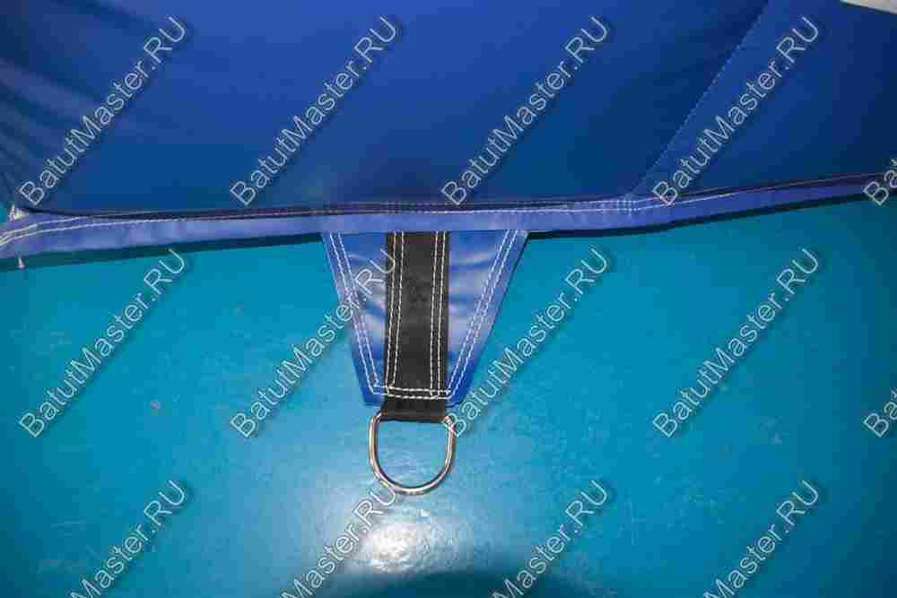 Надувная горка "Синяя тучка" размер 9*4*6 м