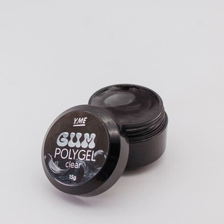 Y.me Gum Polygel Clear (прозрачный) 15 г