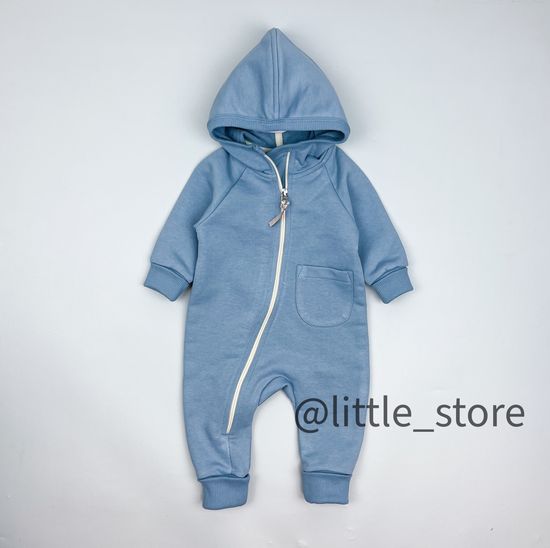 Комбинезон из футера "Simple" Джинс