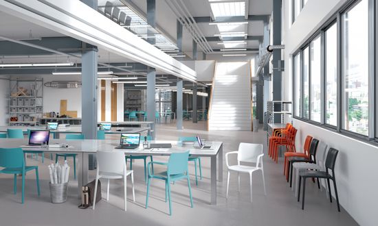 Стул пластиковый Joy-S зеленый