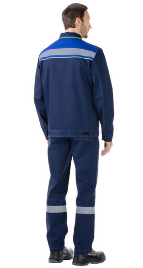 Костюм "Джокер" 240 брюки (т.синий/василек/лайм)