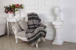 Плед 150х200 Italian Woollen Treasures S.r.l. Luca 3 Италия интерьер