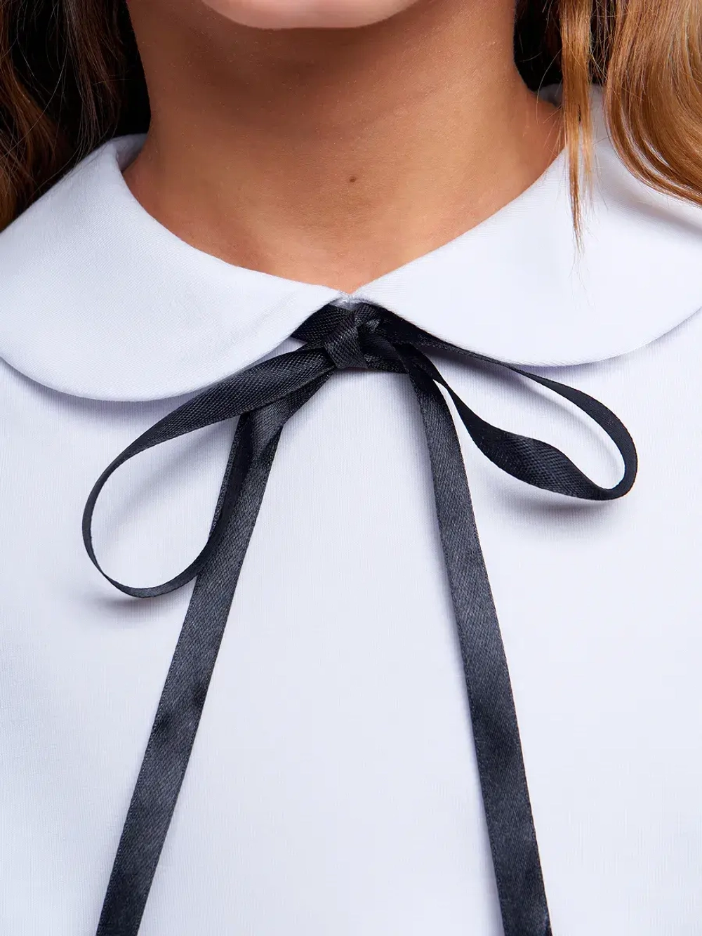 Блузка для девочки школьная