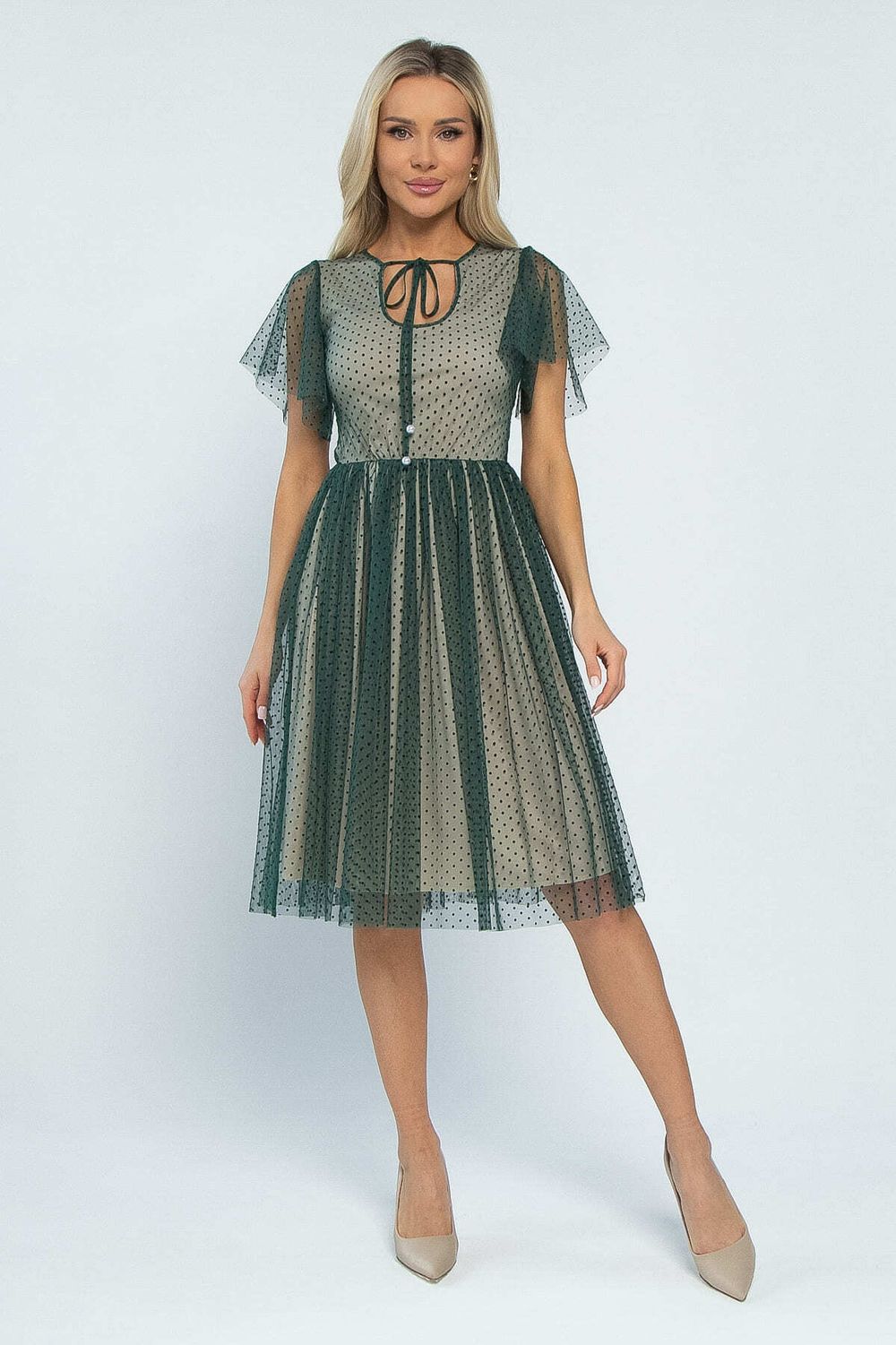 Платье У твоих ног (зеленое) П13340-39М LT Collection