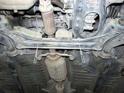 Защита картера и КПП Sheriff для Mazda 626 IV (GE) 1991-1997 арт.12.0061