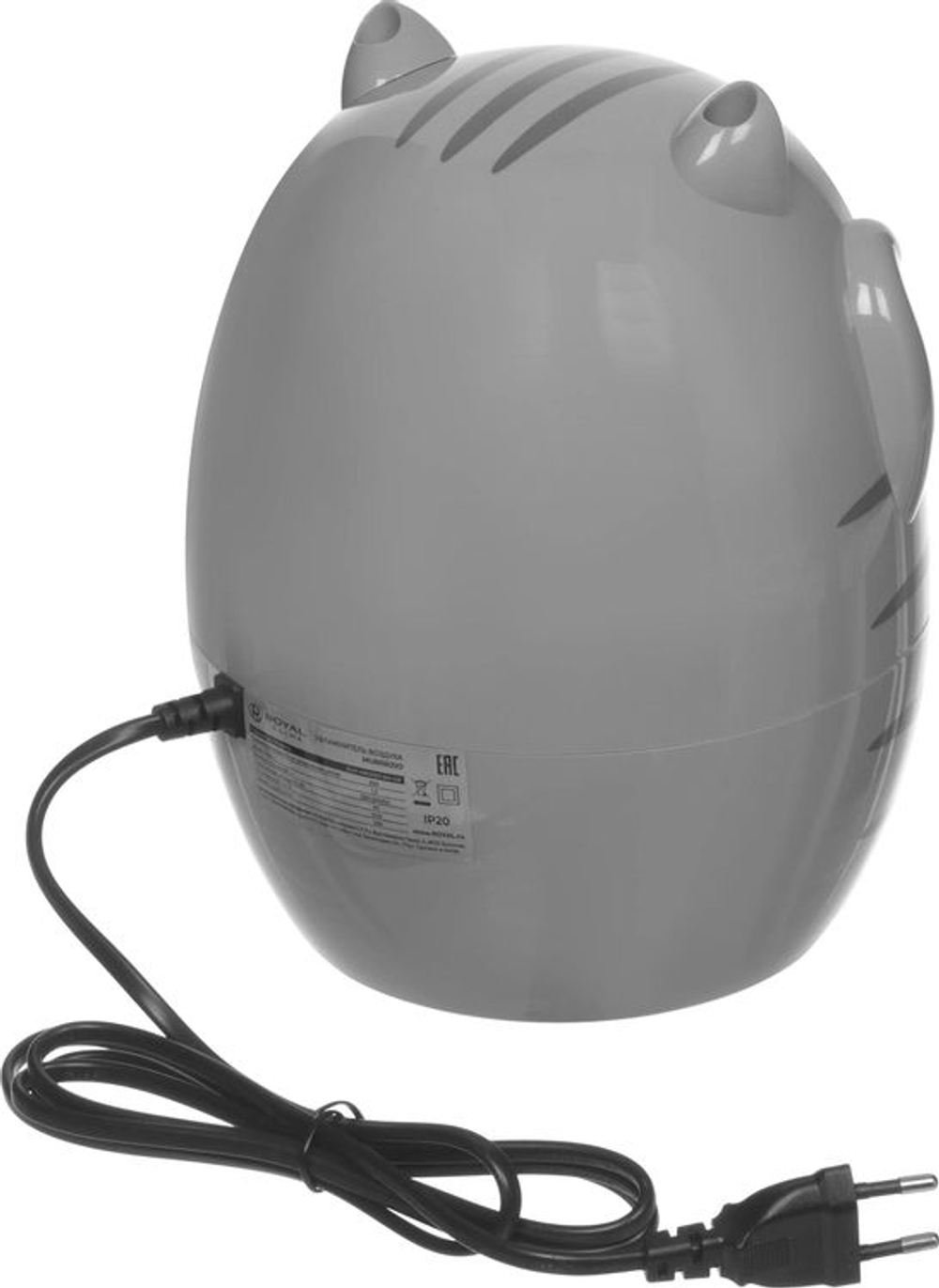 Увлажнитель воздуха ультразвуковой Royal Clima RUH-MR200/1.5M-GR,  1.5л,  серый