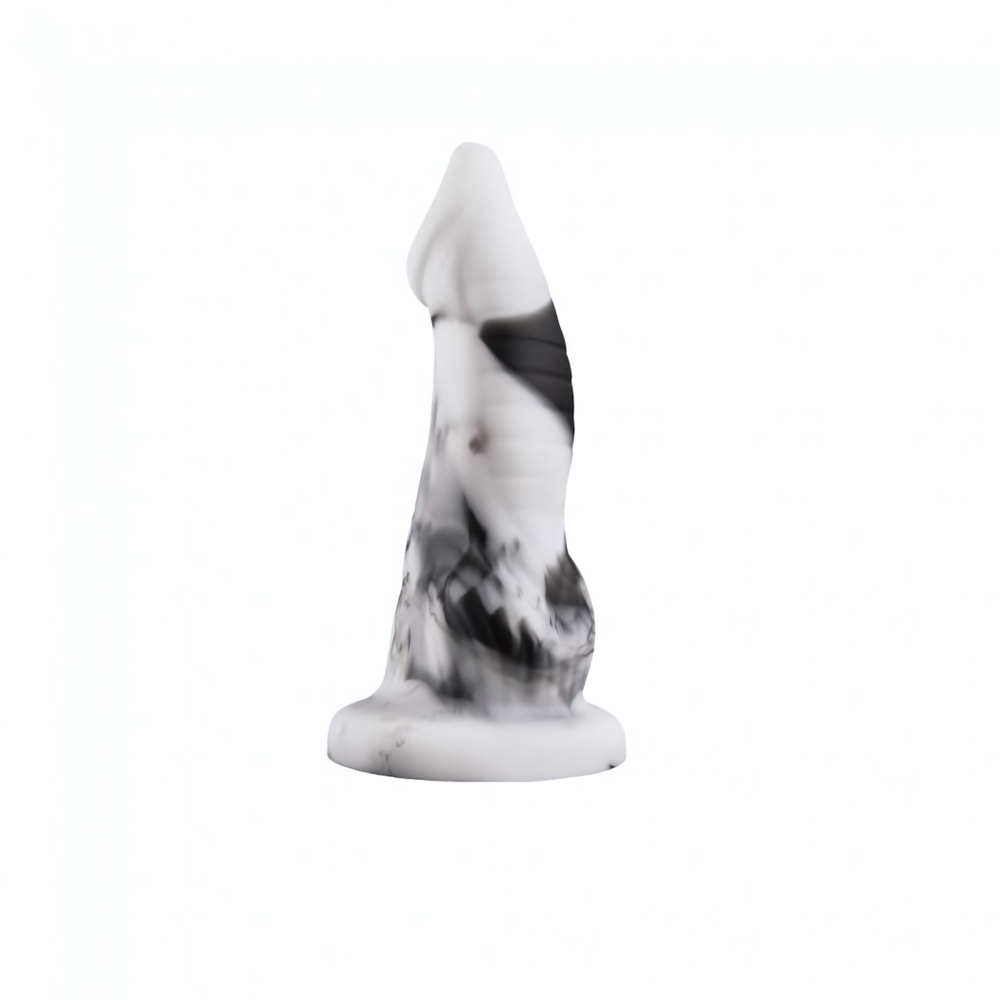 Мифический фаллоимитатор Penguin Arctic Animal черный ROSYLAND ( 22 см ) (Цвет: белый с черным)