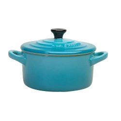 Le Creuset - Мини-кокотница 10см Карибский бассейн / артикул   71901101700100  / GTIN 843251103423