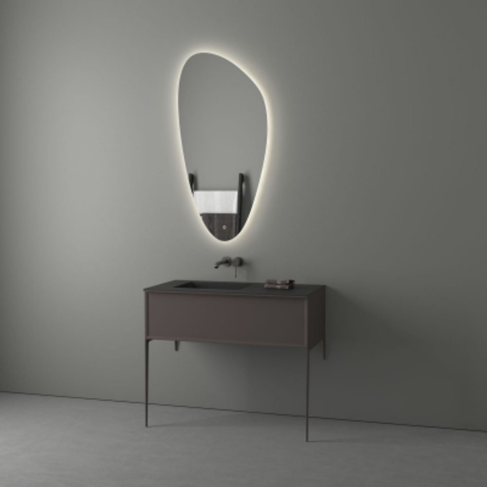 Зеркало Evoform с LED-подсветкой 26 W 60х120 см Сенсорный выключатель Нейтральный белый свет