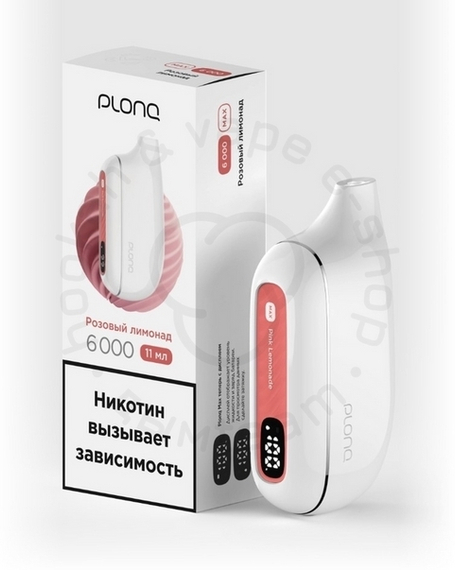 Plonq MAX 6000 РОЗОВЫЙ ЛИМОНАД