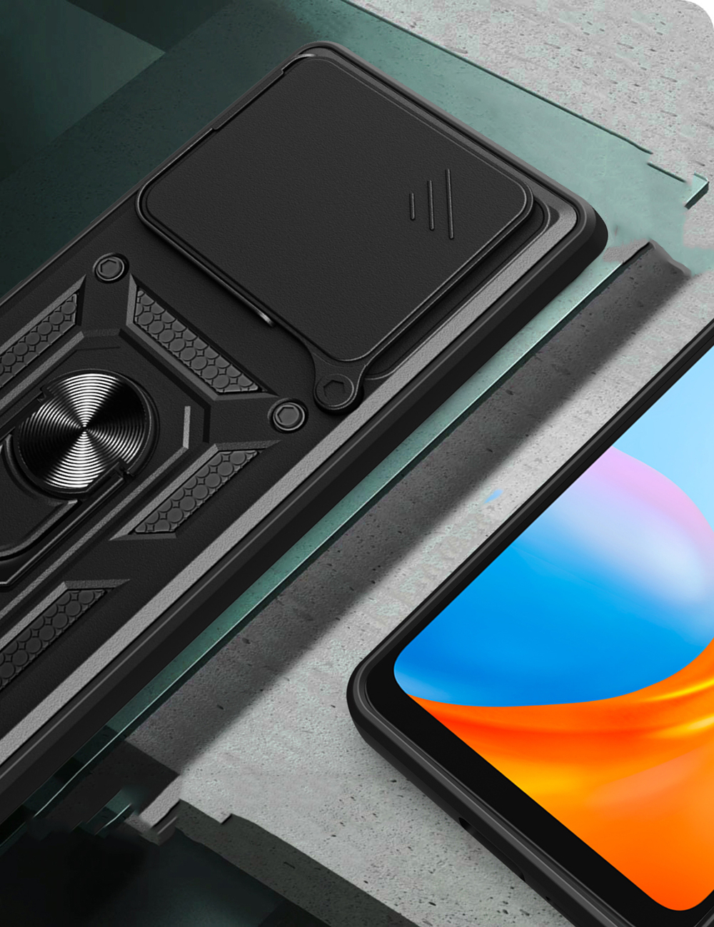 Чехол с кольцом Bumper Case для Poco F6