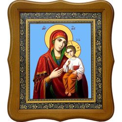 Песчанская Казанская икона Божией Матери на холсте.