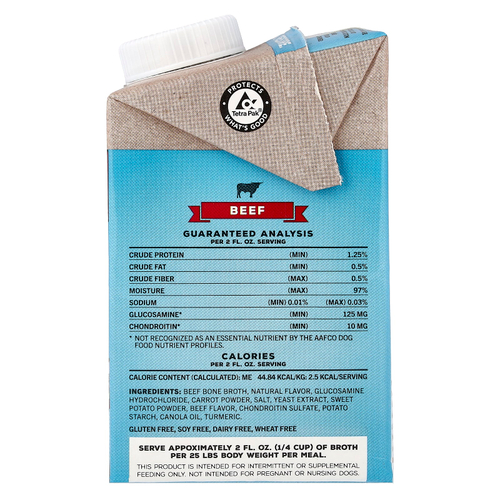 Brutus Bone Broth, добавка для бедер и суставов, для взрослых собак, говядина, 500 мл (16,9 жидк. унции)