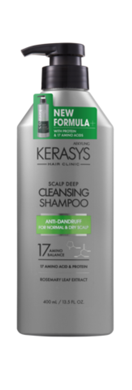 KERASYS Шампунь для волос ЛЕЧЕНИЕ КОЖИ ГОЛОВЫ освежающий 400 мл