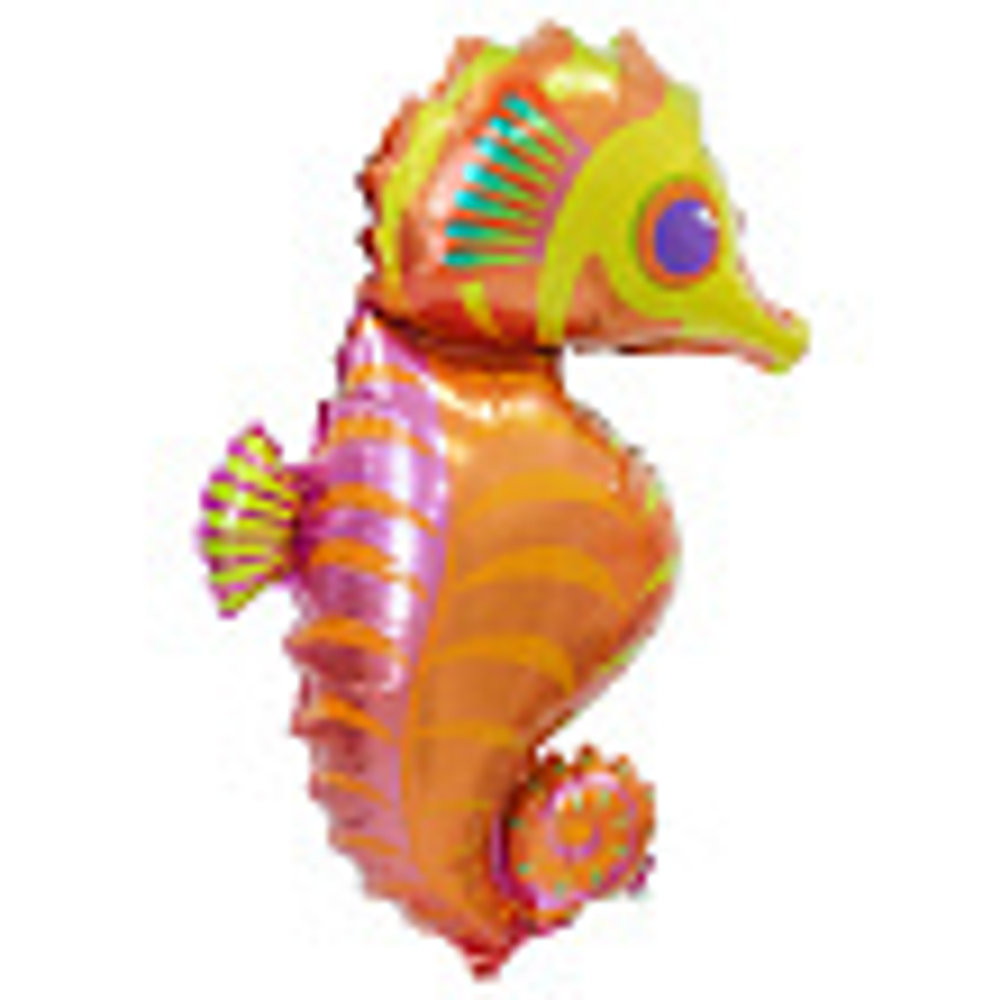 К 22 Морской конек / Seahorse / 1 шт. / Фольгированный шар (Китай). А191 Б233
