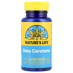 Nature's Life, Бета-каротин, 3000 мкг, 100 капсул