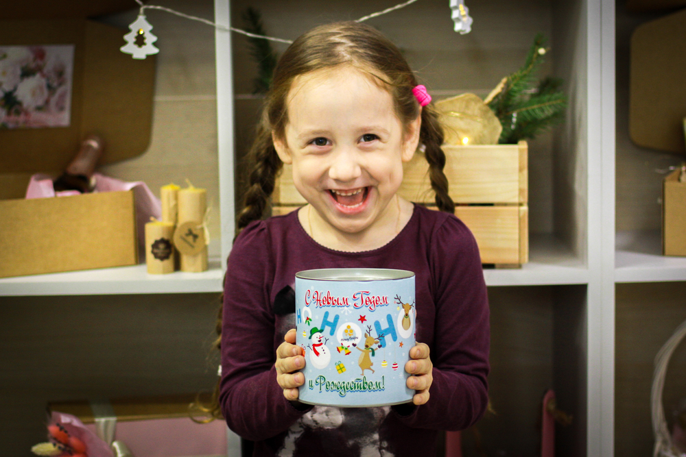 Подарочный новогодний набор HoneyForYou "Медовый с крем-медом"