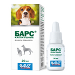 БАРС Капли ушные для лечения отодектоза у собак и кошек, 20 мл