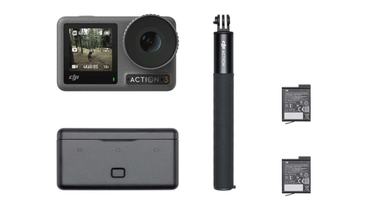 Экшн-камера Dji Osmo Action 3 Adventure Combo серый/черный