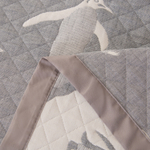 Комплект постельного белья на резинке Сатин Aurora Veil/Вуаль Авроры с Покрывалом AVR001