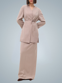 Юбка макси с рельефными швами Shibui