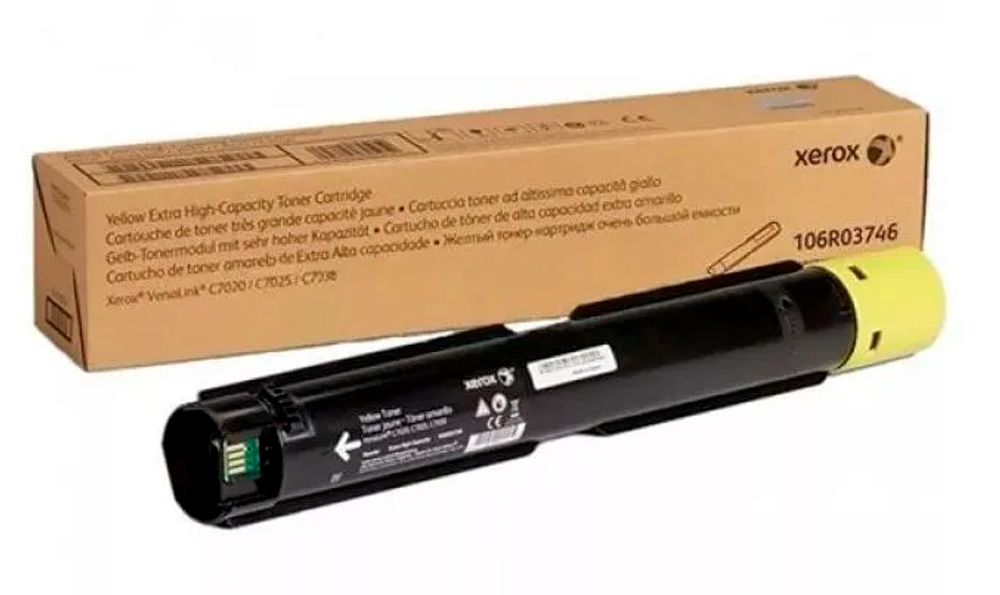 Тонер-картридж XEROX VersaLink C7020/7025/7030 желтый 106R03746