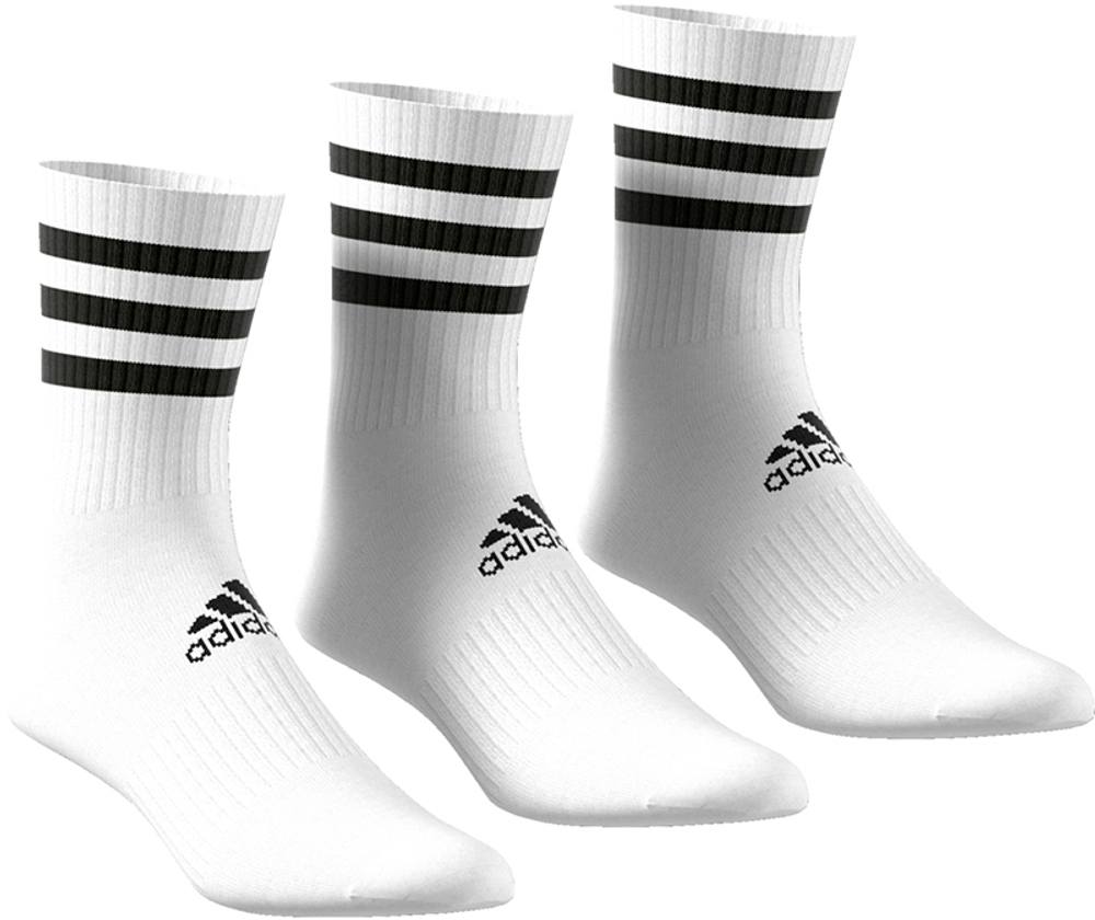 Теннисные носки Adidas 3S Cushion Crew 3PP - White