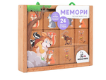 Игра настольная Мемори "Лесные животные" (16 шт) (Лидер)