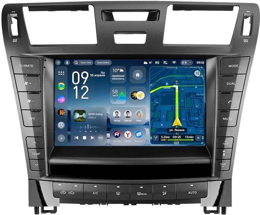 Магнитола для Lexus LS460 LS600H XF40 2009-2012 (тип B) - Teyes CC4-PRO монитор 9.5" 2K QLED на Android 13, Snapdragon 778G, AI, CarPlay, DSP, 4G SIM-слот