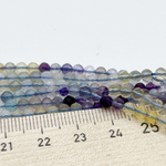 Бусины Флюорит граненый, диаметр 3,6-3,8 мм, цена за нить 110 шт (около 39 см)