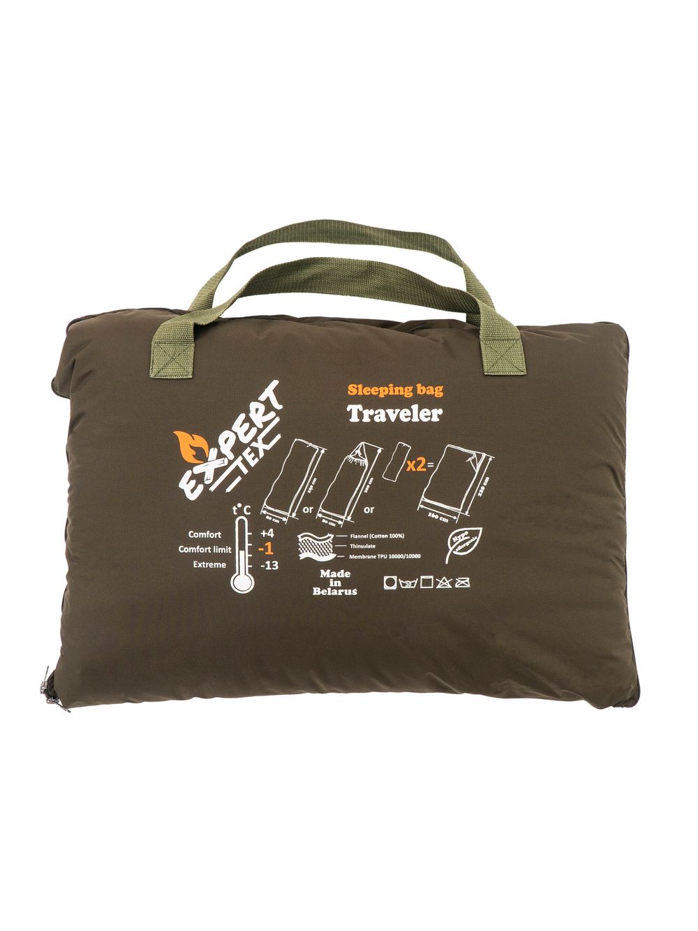 Спальный мешок-одеяло Traveler, Expert-Tex
