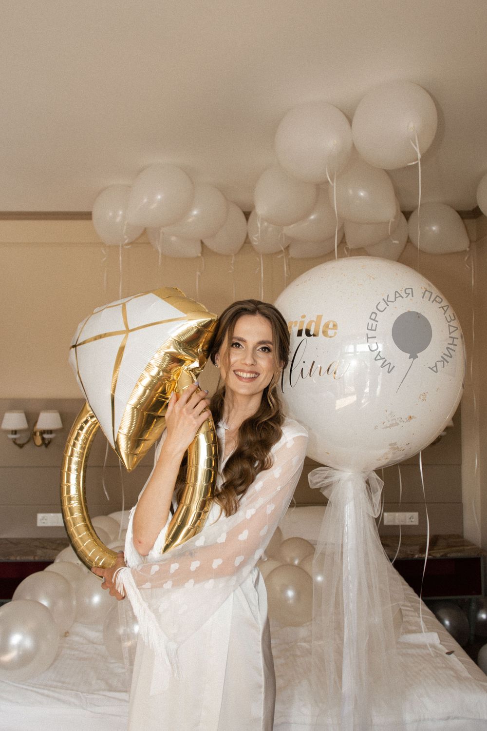 "Белый вечер" (набор из 37 шаров) №8435  Изображение3