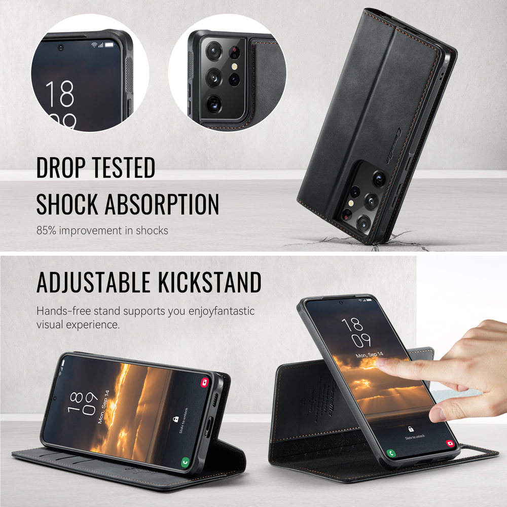 Чехол-кошелек CaseMe 2 in 1 MagSafe Samsung Galaxy S21 Ultra