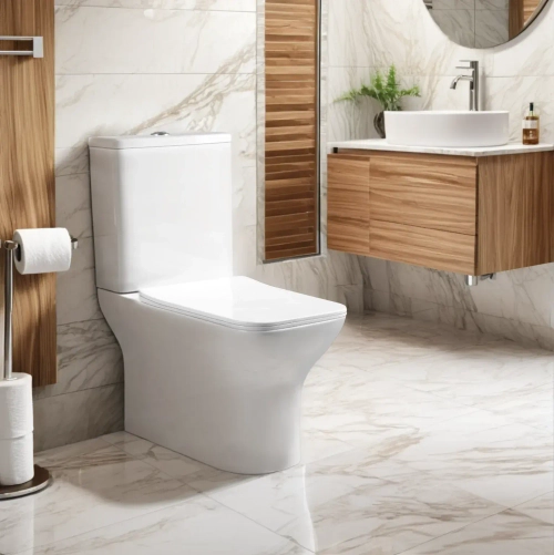 Унитаз ELLEROS напольный безободковый Ceruttispa CT10093 (620х360х800)