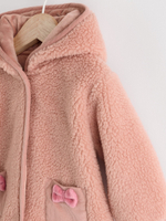 Куртка флисовая для девочки Next K91-444, Бежевый